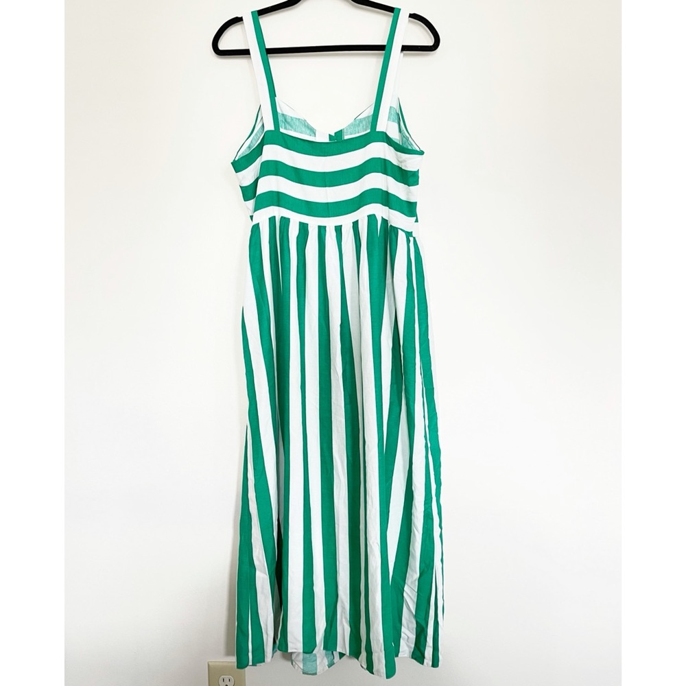ASOS Design Linen Button Through Midi Dress - Picture 6 of 9